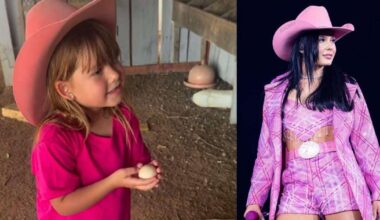 Mãe de Zé Felipe, elogia a neta: Estilo de boiadeira