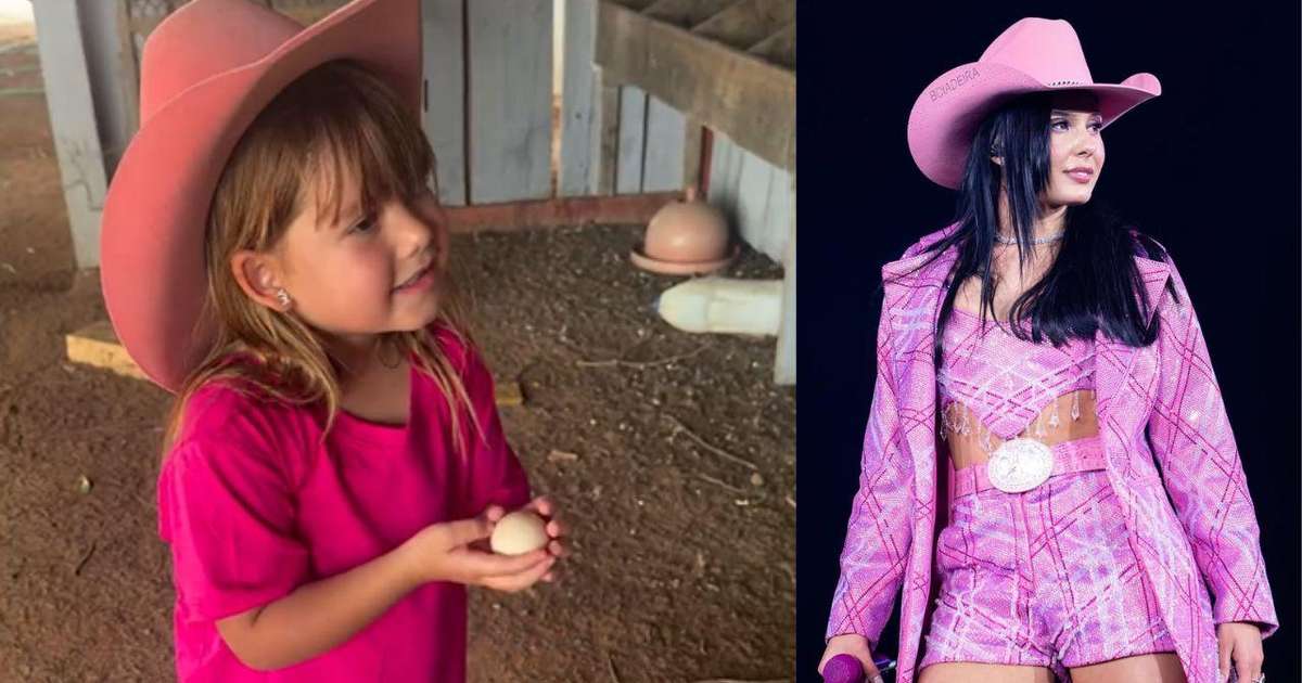 Mãe de Zé Felipe, elogia a neta: Estilo de boiadeira