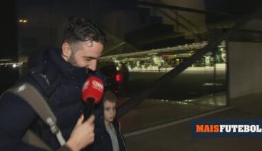 Ruben Amorim regressa a Portugal sorridente, mas em silêncio - Maisfutebol