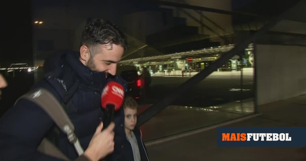 Ruben Amorim regressa a Portugal sorridente, mas em silêncio - Maisfutebol