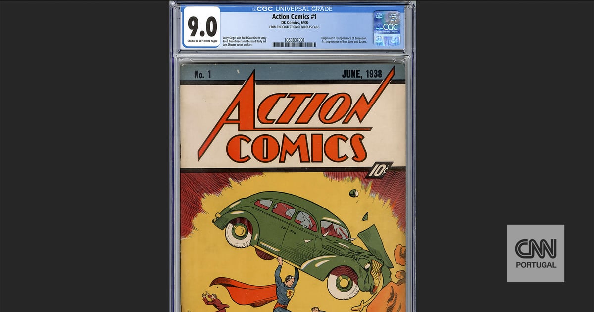 BD que apresentou ao mundo o Super-Homem vendida por 12,8 milhões. Cópia pertencia a Nicolas Cage e esteve 11 anos desaparecida