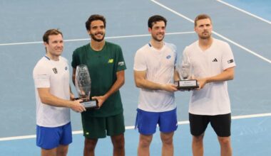 "Começar o ano com um título ATP e uma vitória sobre os número um do mundo é um motivo de orgulho"