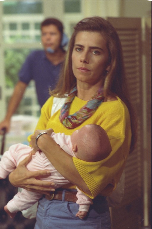 A segunda foi protagonizada por Maitê Proença, na novela Felicidade (1991) — Foto: Claudia Dantas / Agência O Globo