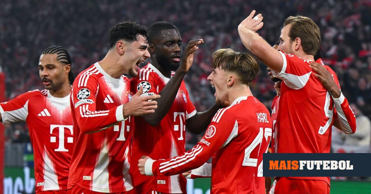 Impressionante! Bayern, com golo de Guerreiro, aplica goleada que já não se usa