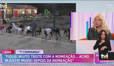 Kina sobre a sua relação com os recrutas na “1.ª Companhia”: “Eu era muito forte, tinha que ser abatida” - Dois às 10