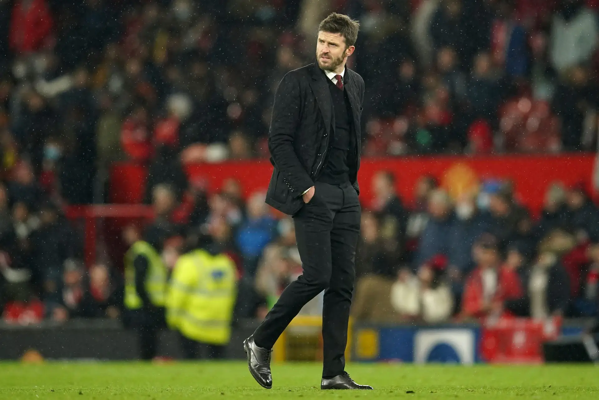 Michael Carrick ocupou o cargo de treinador principal do United, em 2021, durante menos de um mês.