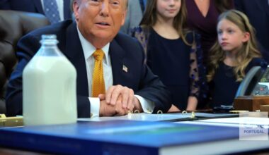 Dentro do "mundo louco" de Trump: leite gordo, trenós de cães e cada vez mais "vamos ver o que acontece"