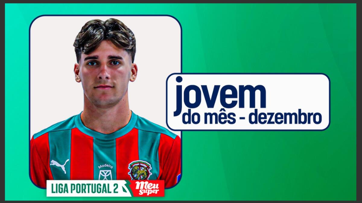 Joga no Marítimo o melhor jovem da II Liga em dezembro