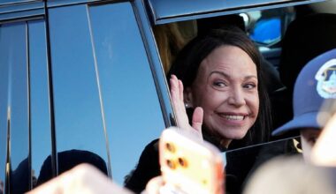 María Corina Machado ofereceu medalha do Nobel a Trump