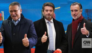 Tracking poll, 11.º e ÚLTIMO DIA: Seguro, Ventura e Cotrim fecham campanha (ainda mais) na frente