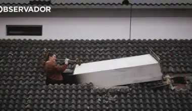 Como a depressão Kristin devastou casas e negócios em Leiria – Observador