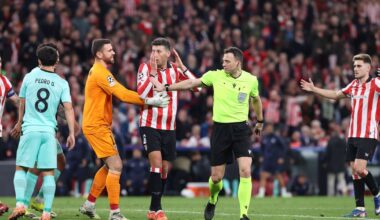 Ficou penálti por assinar no Ath. Bilbao-Sporting. A análise de Pedro Henriques
