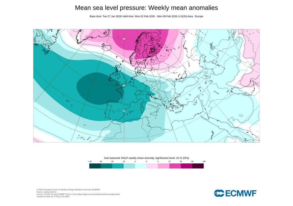 Um bloqueio anticiclónico extremamente persistente nas latitudes altas continua a forçar o jato polar a deslocar-se para latitudes mais a sul do que o habitual, encaminhando tempestades e frentes muito ativas para Portugal. Este panorama poderá prolongar-se até meados de fevereiro.