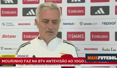 Mourinho: «O que Courtois fez com o Trubin é incrível» - Maisfutebol