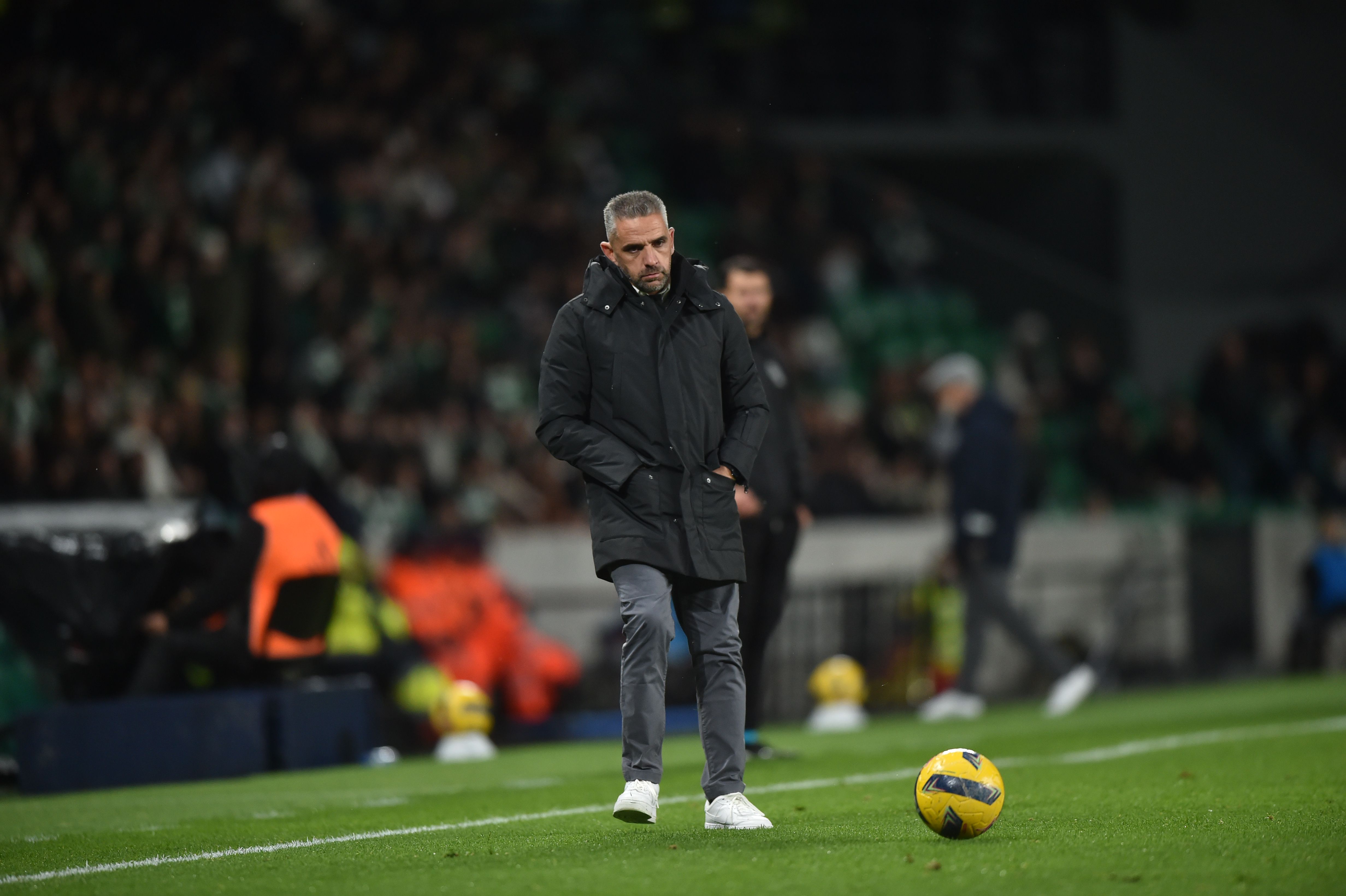 Rui Borges perto do final do jogo - Foto: Miguel Nunes