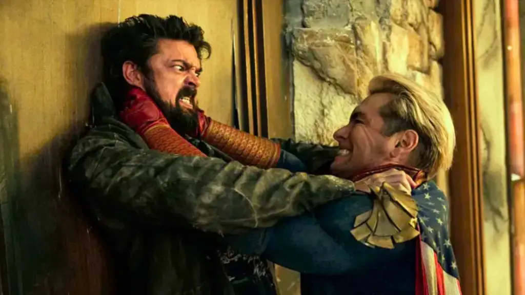 Billy Bruto e Capitão Pátria em The Boys