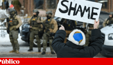 ICE mata mulher desarmada a tiro em Mineápolis, Casa Branca acusa-a de “terrorismo” | EUA