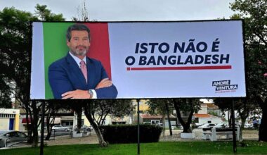 Camisolas da campanha de André Ventura são feitas... no Bangladesh