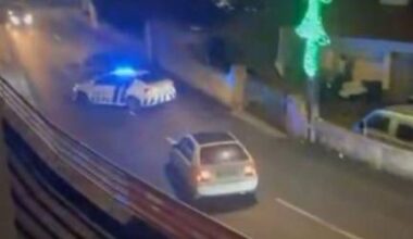 Vídeo de um carro em fuga indigna redes sociais