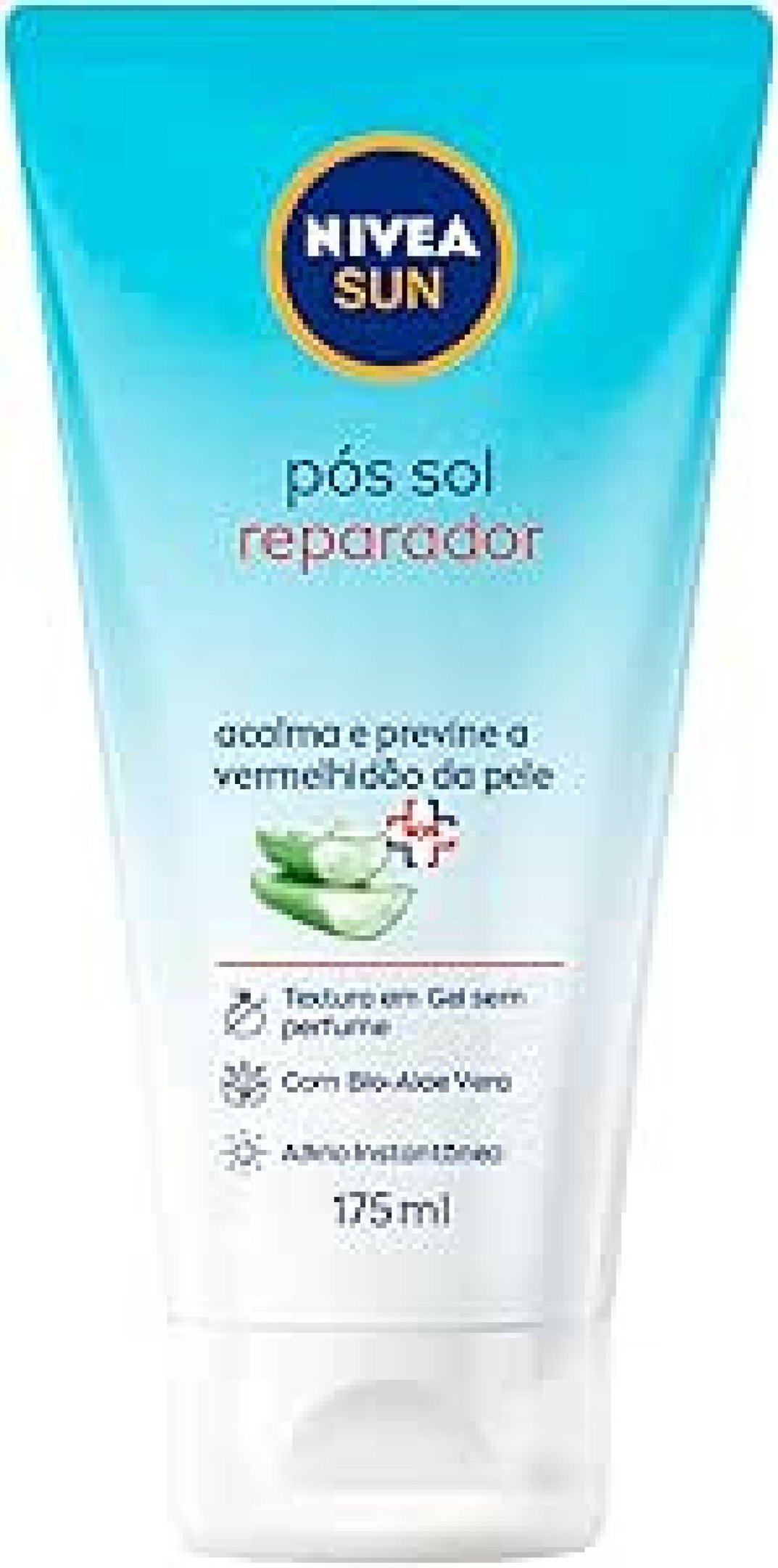 NIVEA SUN Pós-Sol Reparador 175ml - Com bio Aloe Vera (R$ 47,90)