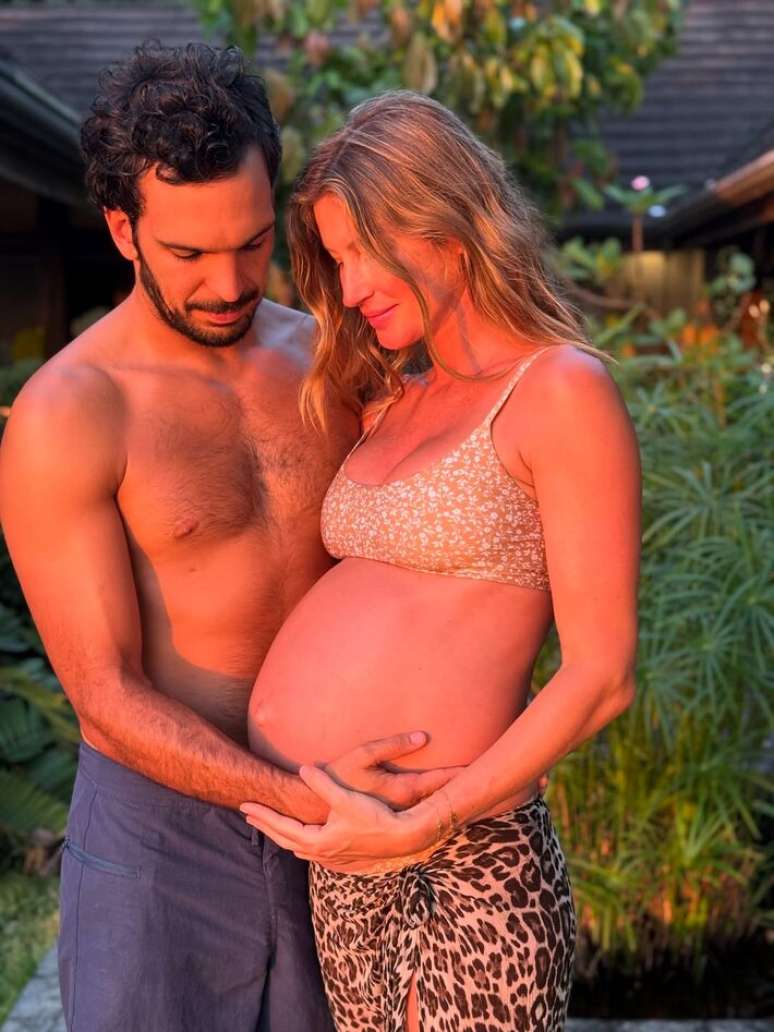 Gisele Bündchen compartilha fotos com Joaquim Valente e os filhos.