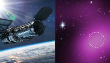 Telescópio Hubble detecta 'galáxia fracassada' e revela nuvem sem estrelas dominada por matéria escura