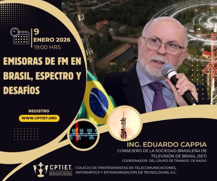Eduardo Cappia participa de conferência internacional sobre o espectro de FM no Brasil