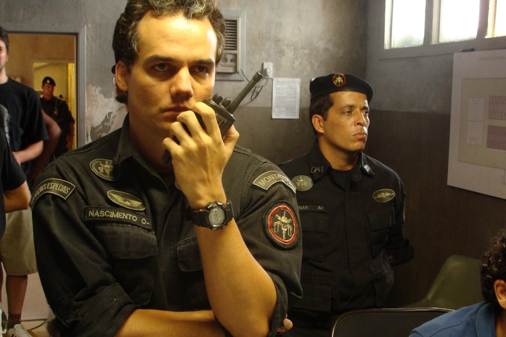 Wagner Moura como Capitão Nascimento em 'Tropa de Elite' — Foto: Divulgação