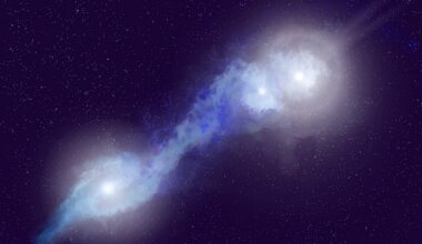 Pela primeira vez, três buracos negros supermassivos vistos a fundir-se num só