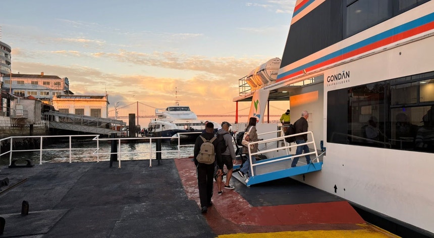 Transtejo começa até março ligação entre Barreiro, Seixal e Cais do Sodré ao fim de semana