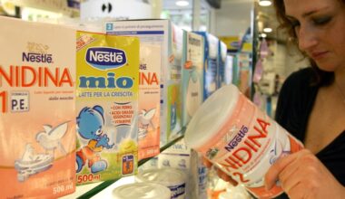 Nestlé retira alguns lotes de fórmula infantil do mercado