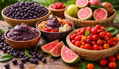 Acerola, açaí e goiaba: entenda como as frutas ajudam no controle da pressão alta e do coração