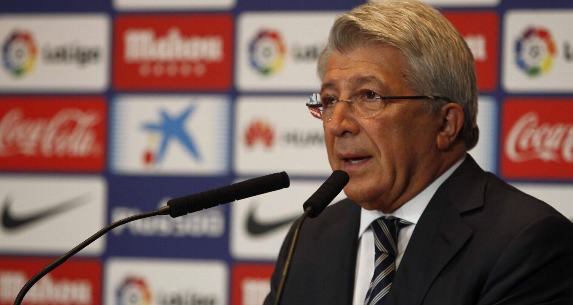 Presidente do Atlético Madrid faz pedido a Diego Simeone e destaca melhor contratação durante a sua presidência: «Foi espetacular»