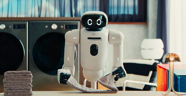 LG diz que seu robô doméstico CLOiD dobrará roupa e fará café da manhã na CES