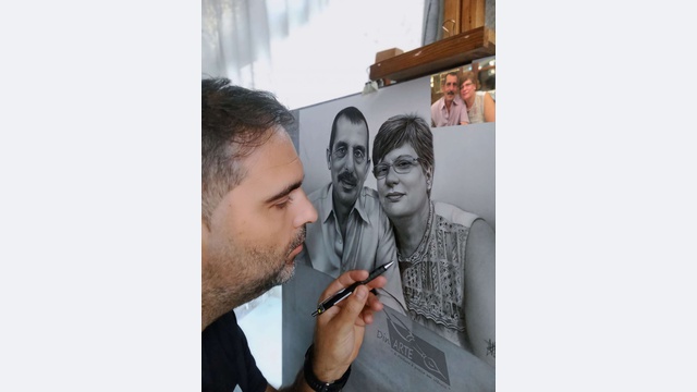 Din'ARTE conclui 2025 com vários trabalhos em retrato realista