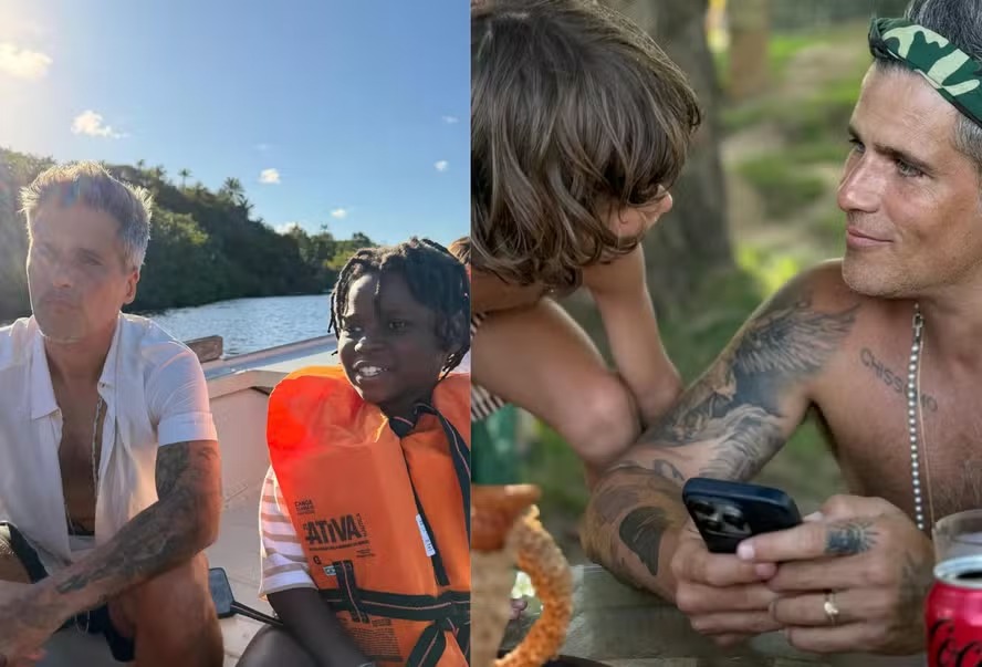 Bruno Gagliasso abre álbum em família na Bahia: ‘Dias felizes ficam pra sempre’