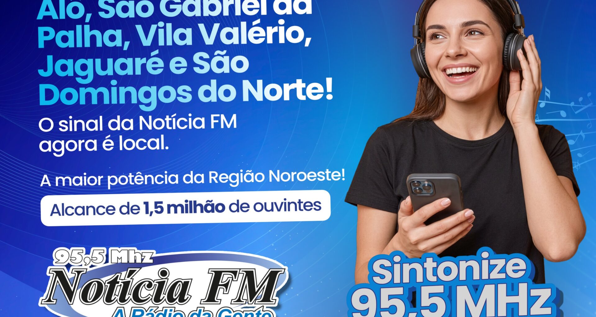 Rádio Notícia FM começa a funcionar com a maior potência da região noroeste