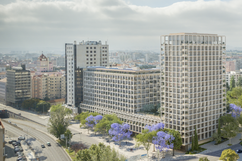 Projeto das novas torres em Lisboa.