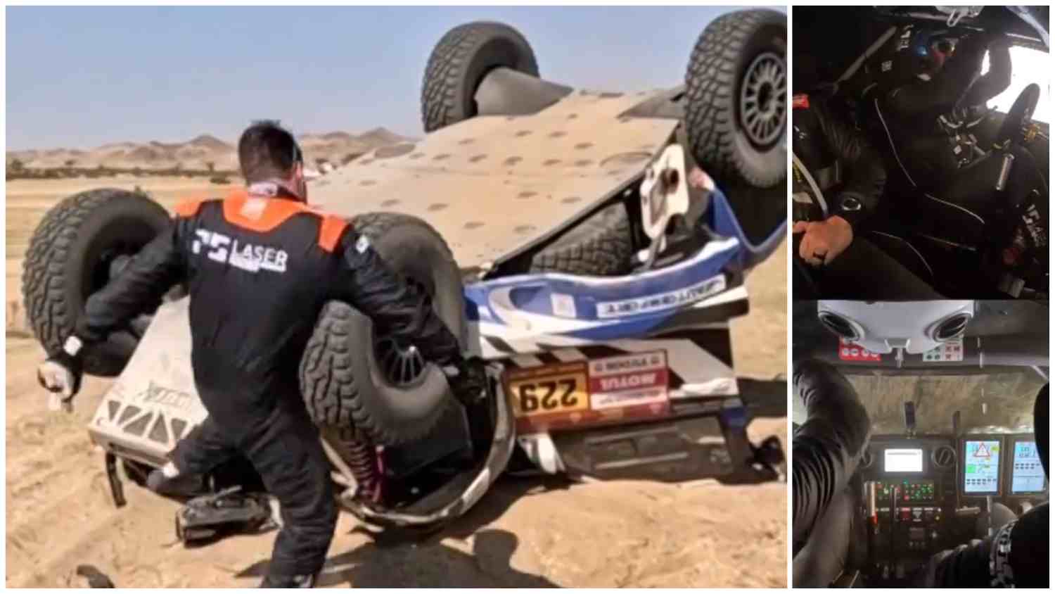 Dakar: “Explosão” de Daniel Schröder viral após incidente no prólogo: “sou o mais estúpido…”