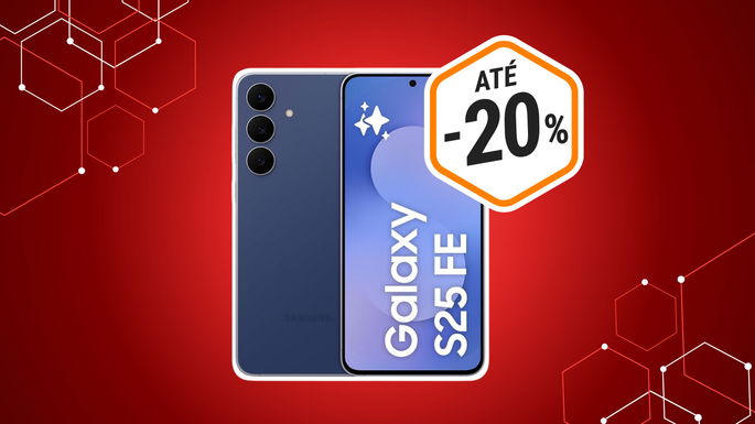 Samsung Galaxy S25 FE com desconto até 20%