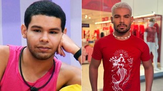 Entre os procedimentos feitos por Vyni, do 'BBB 22', estão aplicação de botox, implante de lentes de contato nos dentes, gengivoplastia (cirurgia na gengiva para correção de deformidades) e harmonização facial — Foto: Reprodução/TV Globo e Reprodução/Instagram