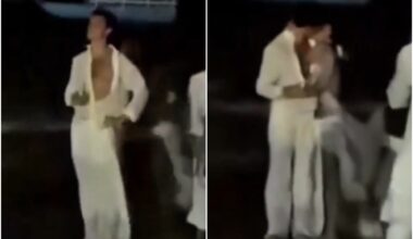 Bruna Marquezine surpreende Shawn Mendes com beijão na virada do ano; vídeo