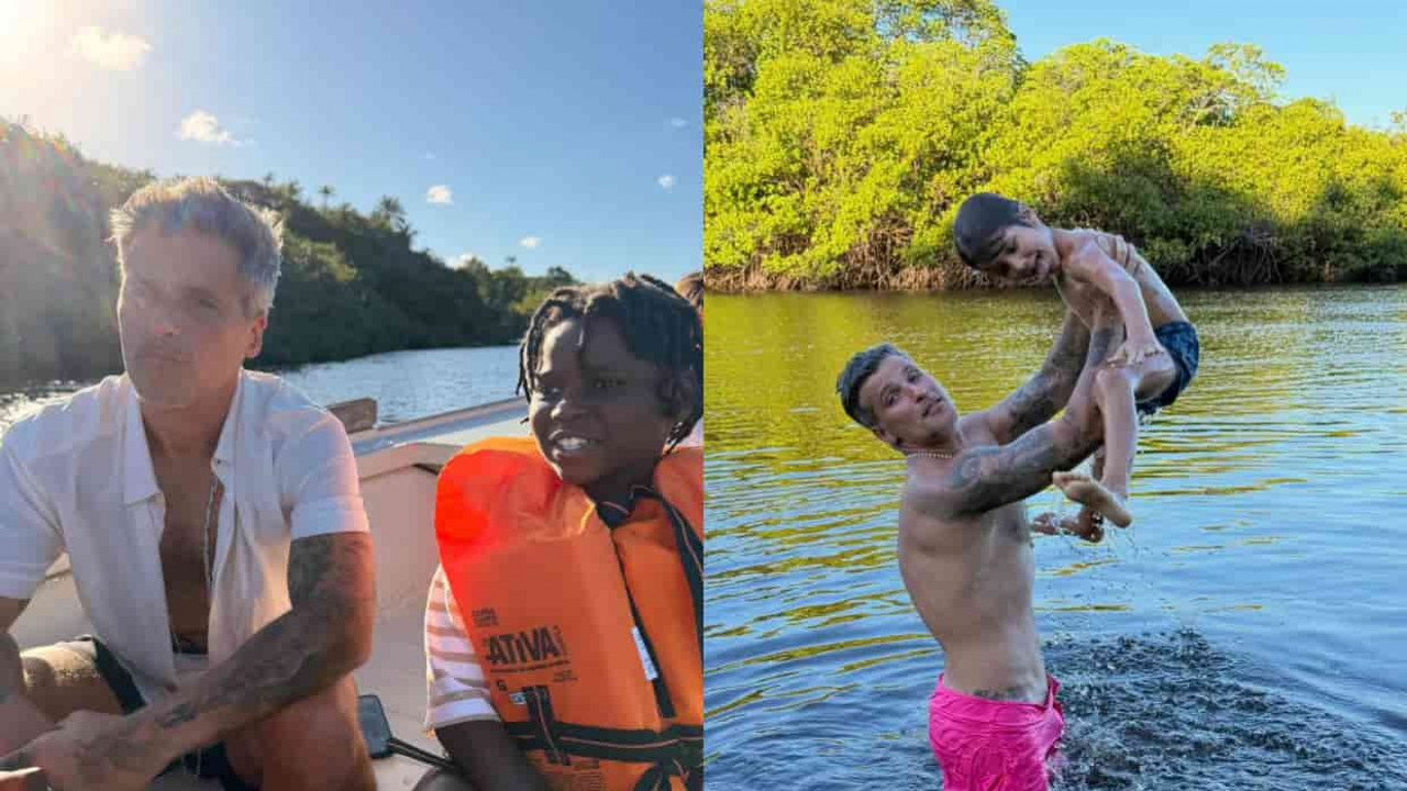 Veja fotos das luxuosas férias em família