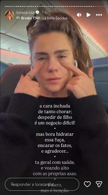 Desabafo de Carolina Dieckmmann - Foto: Reprodução / Instagram