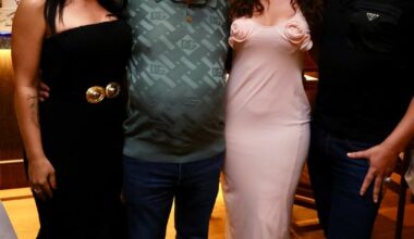 Sem presença de Virginia, Paolla Oliveira vai à festa de aniversário de patrono da Grande Rio; vídeo