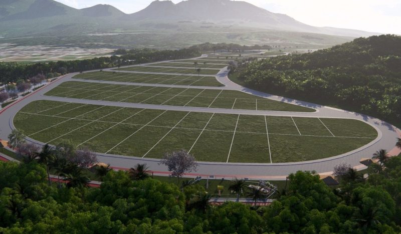 Área do empreendimento em Garuva passa por obras de infraestrutura, como terraplanagem e saneamento - Reprodução/Redes Sociais/ND Mais