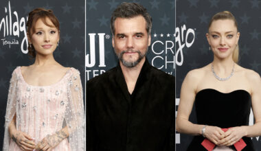 Ariana Grande, Wagner Moura e Amanda Seyfried - Foto: Getty Images