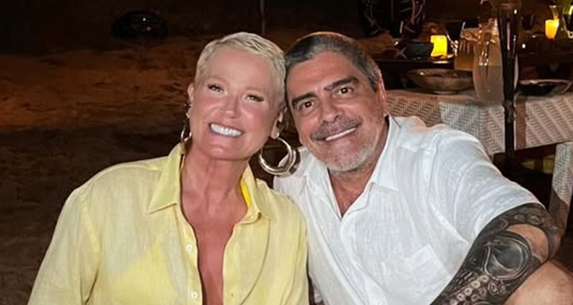 Xuxa Meneghel e Junno Andrade - Foto: Reprodução / Instagram