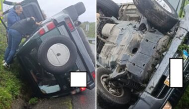 Valença: Dois idosos feridos após aparatoso despiste