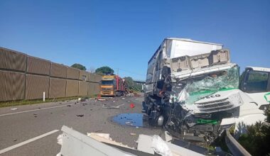 Acidente na A1 entre Aveiro Sul e Mealhada provoca fila de 16 quilómetros